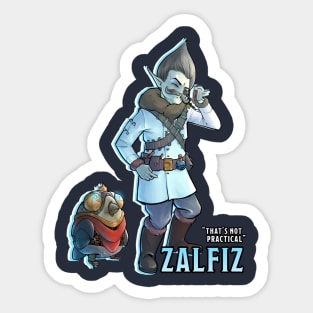 Zalfiz Quote Sticker